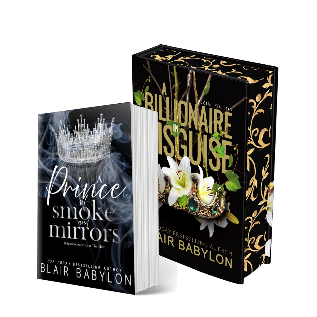 Hardback Omnibus Special Edition: A Billionaire in Disguise: Rae AND Paperback A Prince of Smoke and Mirrors (Both Signed)
